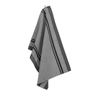 TISECO HOME STUDIO Set s 6 crnih pamučnih kuhinjskih krpa Waffle, 50 x 70 cm