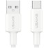 USAMS U90 3 A USB-A na USB-C kabel, bijeli