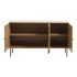 UNIQUE FURNITURE Niska komoda u dekoru hrasta u prirodnoj boji, 140x80 cm Pensacola