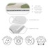 MILA HOME Zelena periva staza 60x230 cm Matcha Latte 