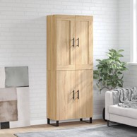 Visoka komoda hrasta sonome 69,5x34x180cm od konstruiranog drva