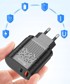 Zidni punjač LA16 s Quick Charge 3.0, USB i PD 20 W, crni
