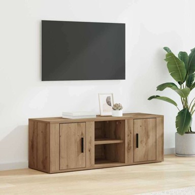 TV ormar, 100 x 31.5 x 35 cm, konstruirano drvo, umjetnički hrast