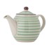 BLOOMINGVILLE Čajnik Patrizia 1,2 L, zeleno-bijeli, keramički