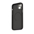MOSHI Kožna futrola Napa MagSafe za Apple iPhone 15 Plus, ponoćno crna