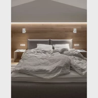 Zidna lampa Dona, LED, 3 W, 3000 K, 180 lm, IP20, bijela