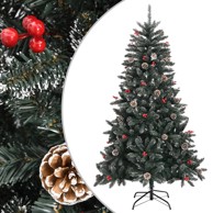 Božićno drvce umjetno sa stalkom, zeleno, 150 cm, PVC