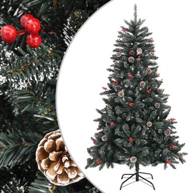 Božićno drvce umjetno sa stalkom, zeleno, 150 cm, PVC