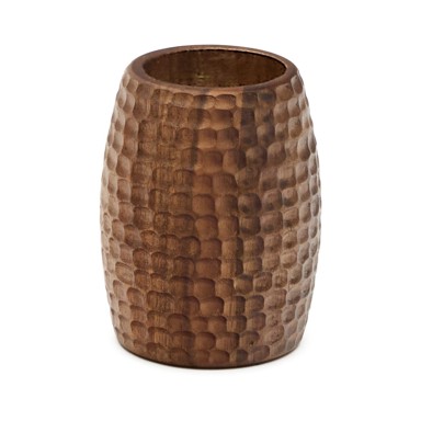 KAVE HOME Smeđa drvena čaša za četkice za zube Fraz