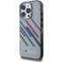 BMW Motorsport IML Random Stripes kućište za iPhone 16 Pro Max, sivo