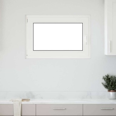 Prozor za podrum Risor 90 x 60 cm, PVC i staklo, trostruki sloj, nagibanje i okretanje lijevo, bijela