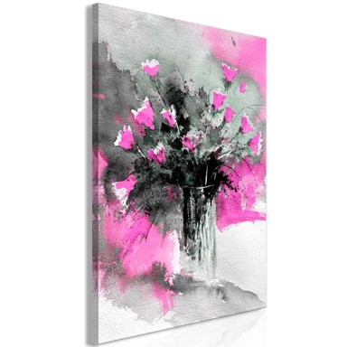 Slika Bouquet of Colours Vertical Pink 60x90