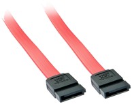 LINDY SATA kabel 33324, 0,5 m, crno-crveni