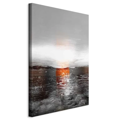 Slika Reflection of Colors (1-part) Sunset in Painted Abstract Background 20x30