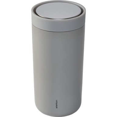 STELTON Termo šalica To Go Click, svijetlo siva, 0,4 l