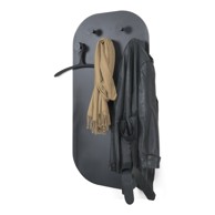  SPINDER DESIGN Crna metalna zidna vješalica Espen