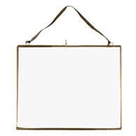 REX LONDON Metalni viseći okvir u zlatnoj boji 25x20 cm 