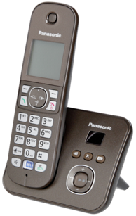 PANASONIC Bežićni kućni telefon KX-TG6821GA mocca brown