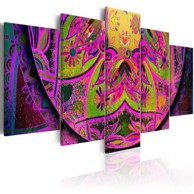 Slika Mandala Pink Power 100x50