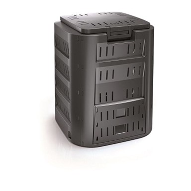 RAMDA Komposter, 220 l, crni, plastični