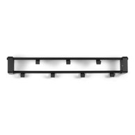 SPINDER DESIGN Crna metalna zidna vješalica Rex