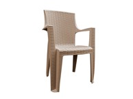 Plastična stolica AMELIA CAPPUCCINO