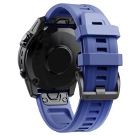 Silikonski remen za sat Garmin Fenix 7x / 6x / 5x / Tactix / Fenix 3 - Tamno plava