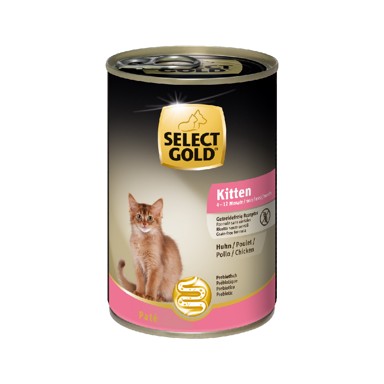 SELECT GOLD Cat Kitten piletina 400 g