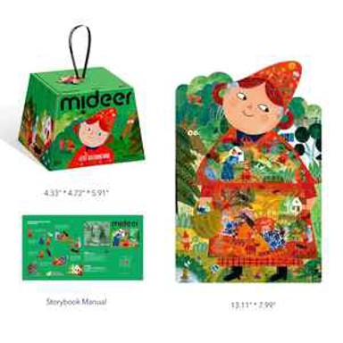 MIDEER Umjetničke puzzle Crvenkapica, 59 kom.