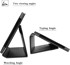 Futrola za tablet Alldocube iplay 20S, zatvorena, s preklopom i natpisom minka, crna