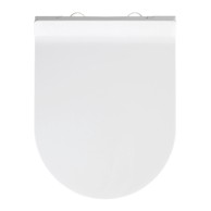 WENKO Bijela toaletna daska s mekim zatvaranjem Habos, 46 x 36 cm