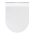WENKO Bijela toaletna daska s mekim zatvaranjem Habos, 46 x 36 cm