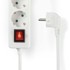 NEDIS Produžna utičnica tip f CEE 7 7 6 polna 1 50 m 3680 W 16 A vrsta uzemljenja bočni kontakti 230 V AC 50 60 Hz kut utičnice 45 H05VV f 3G1 5 mm² prekidač za uključivanje isključivanje