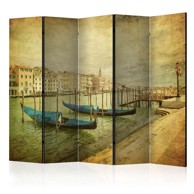 Sobna pregrada u 5 dijelova Grand Canal Venice (Vintage) II 225x172