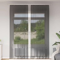 Gotove zavjese 140x260 cm 2kom, crne