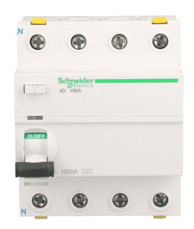 SCHNEIDER 4P diferencijalni prekidač 100A 0.1A tip AC A9Z12491