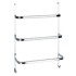 WENKO Stalak za ručnike u srebrnoj boji Towel Holder Chrome, 21 x 54 cm