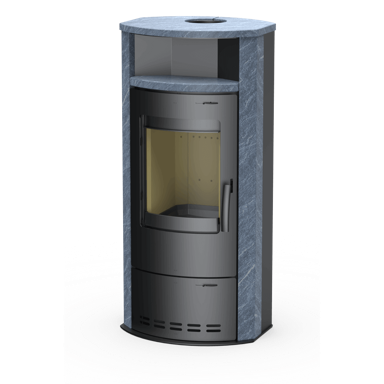 THERMIA Peć na drva Cumulus V4, prirodni kamen, siva