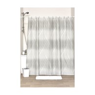 TENDANCE Zavjesa za kadu Plaza 180x180 cm + 12 PP bijelih kukica