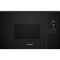 SIEMENS iQ300 ugradbena mikrovalna pećnica BF520LMA1, 20 l, 800 W, crna