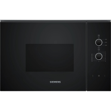 SIEMENS iQ300 ugradbena mikrovalna pećnica BF520LMA1, 20 l, 800 W, crna