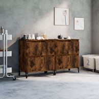 Komode 2 kom 60x35x70 cm konstruirano drvo, dimljeni hrast