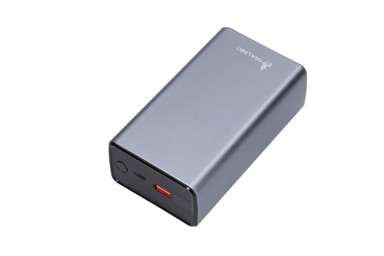 EXTRALINK Powerbank, 30000 mAh, 65W PD, USB-C, srebrni