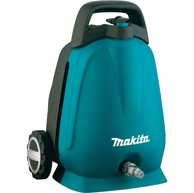 MAKITA Visokotlačni čistač HW102, kompaktni električni, crni/tirkizni, 360 l/h, 1300 W