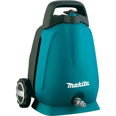 MAKITA Visokotlačni čistač HW102, kompaktni električni, crni/tirkizni, 360 l/h, 1300 W