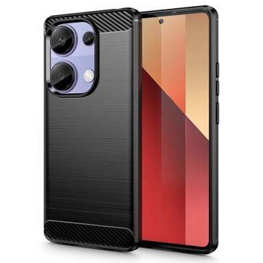 TECH-PROTECT Maska Carbon, za Xiaomi Redmi Note 13 Pro 4G, crna