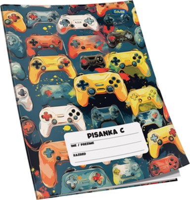 EDUCA Pisanka C, B5, linije, 24 lista, meki uvez