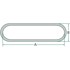 PEWAG C-lanac 32 x 16 x 4 mm DIN 5685 7001388