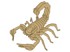 Drvene 3D Skorpion Puzzle edukativni sklop 35 komada