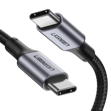 UGREEN Kabel, 100W, PD, 3m, USB-C, pleteni crni (90120)